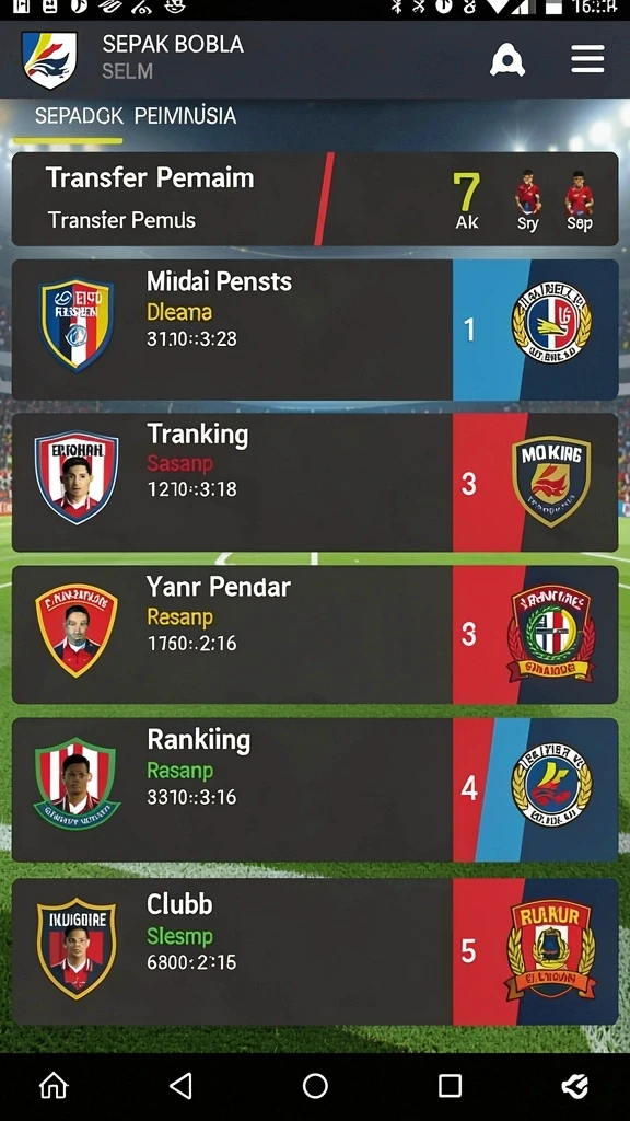 asia200 - Tampilan antarmuka yang intuitif dan menarik.