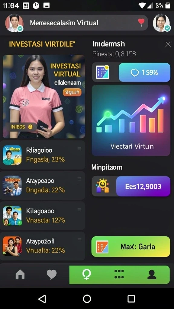 awanluck - Tampilan menarik dan mudah dinavigasi.