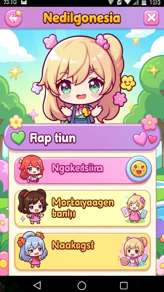 bolagila - Tampilan layar utama BOLAGILA yang menarik.