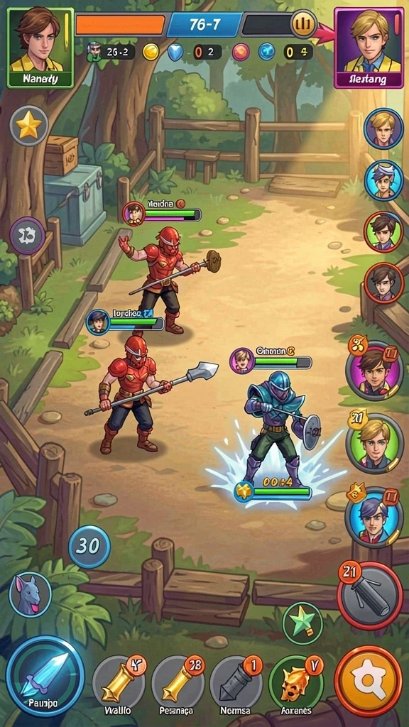 day777 - Screenshot menunjukkan grafis menawan dari game.