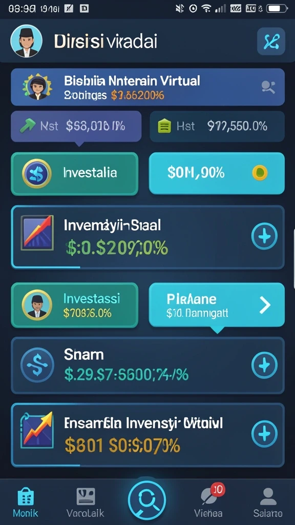 padi777 - Menu navigasi yang memudahkan pengguna untuk menjelajahi aplikasi.